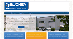 Desktop Screenshot of bucherinc.com