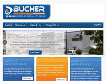 Tablet Screenshot of bucherinc.com